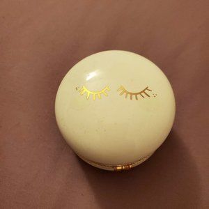 Macaroon Trinket Box with Eyelashes